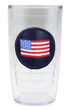 Smathers & Branson Drinkwear American Flag Needlepoint Tervis Tumbler