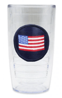 Smathers & Branson Drinkwear American Flag Needlepoint Tervis Tumbler