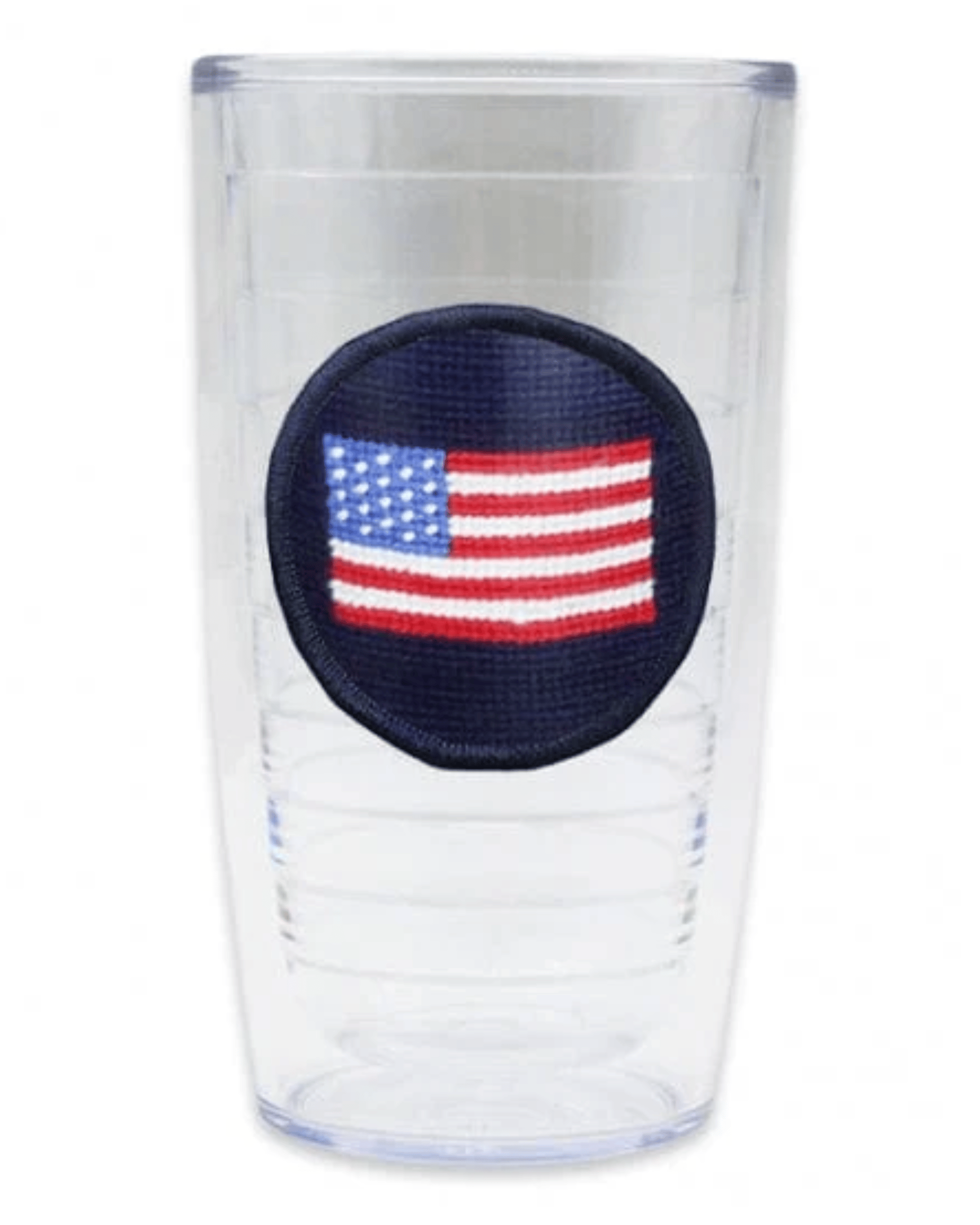 Smathers & Branson Drinkwear American Flag Needlepoint Tervis Tumbler