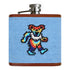 Smathers & Branson Drinkwear Dancing Bears Tie Dye Flask (Light Blue)