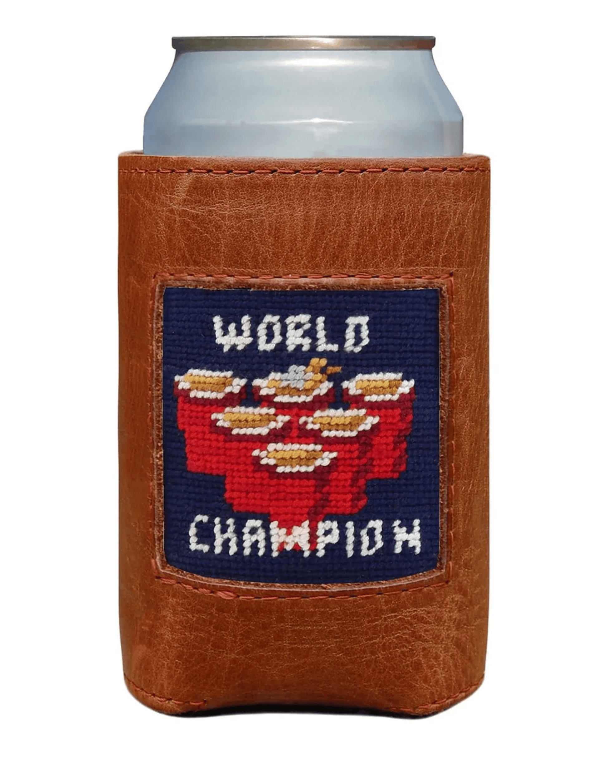 Smathers & Branson Drinkwear DARK NAVY Beer Pong World Champ Can Cooler