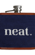 Smathers & Branson Drinkwear DARK NAVY Neat Flask (Dark Navy)