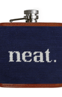 Smathers & Branson Drinkwear DARK NAVY Neat Flask (Dark Navy)