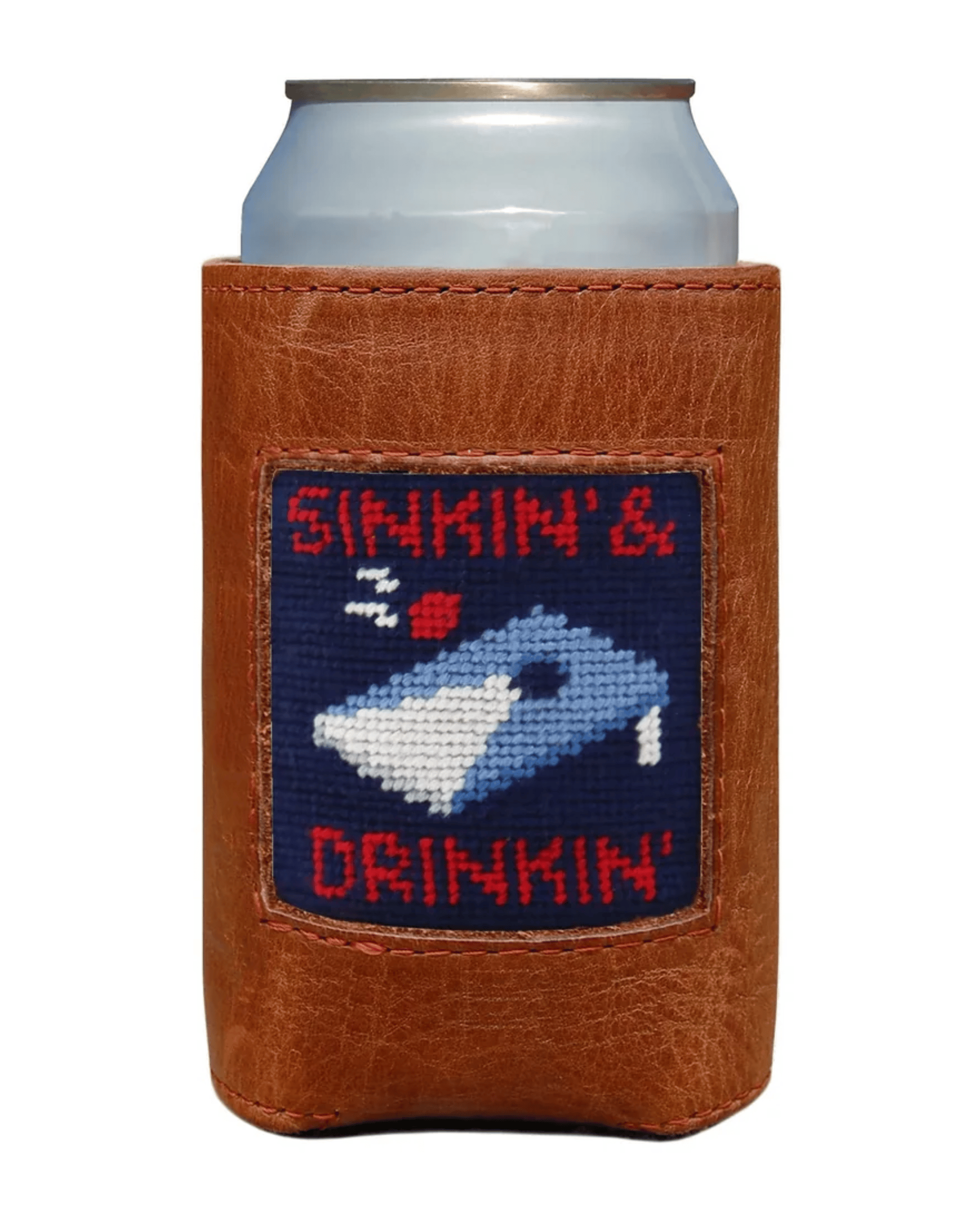 Smathers & Branson Drinkwear DARK NAVY Sinkin and Drinkin Can Cooler