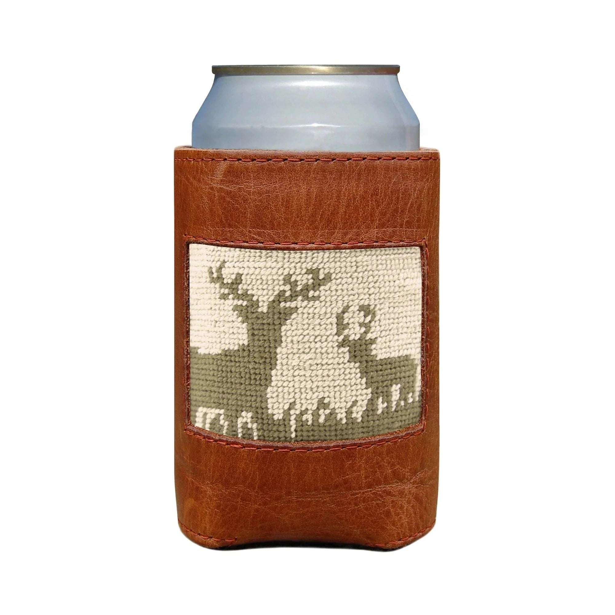 Smathers & Branson Drinkwear Deer Hunting Can Cooler (Light Khaki)