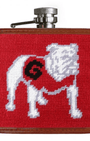 Smathers & Branson Drinkwear Georgia Needlepoint Flask