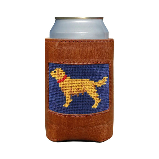 Smathers & Branson Drinkwear Golden Retriever Can Cooler (Classic Navy)
