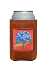 Smathers & Branson Drinkwear Hydrangea Leather Koozie