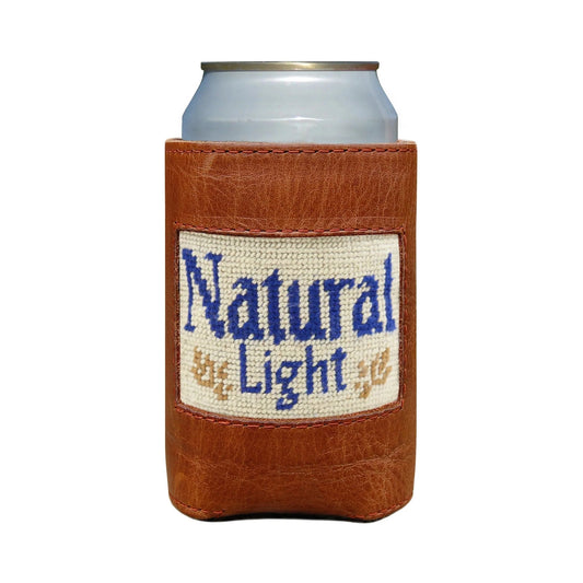 Smathers & Branson Drinkwear Natural Light Can Cooler (Light Khaki)