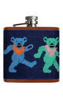 Smathers & Branson Drinkwear navy / 8oz Dancing Bears Flask