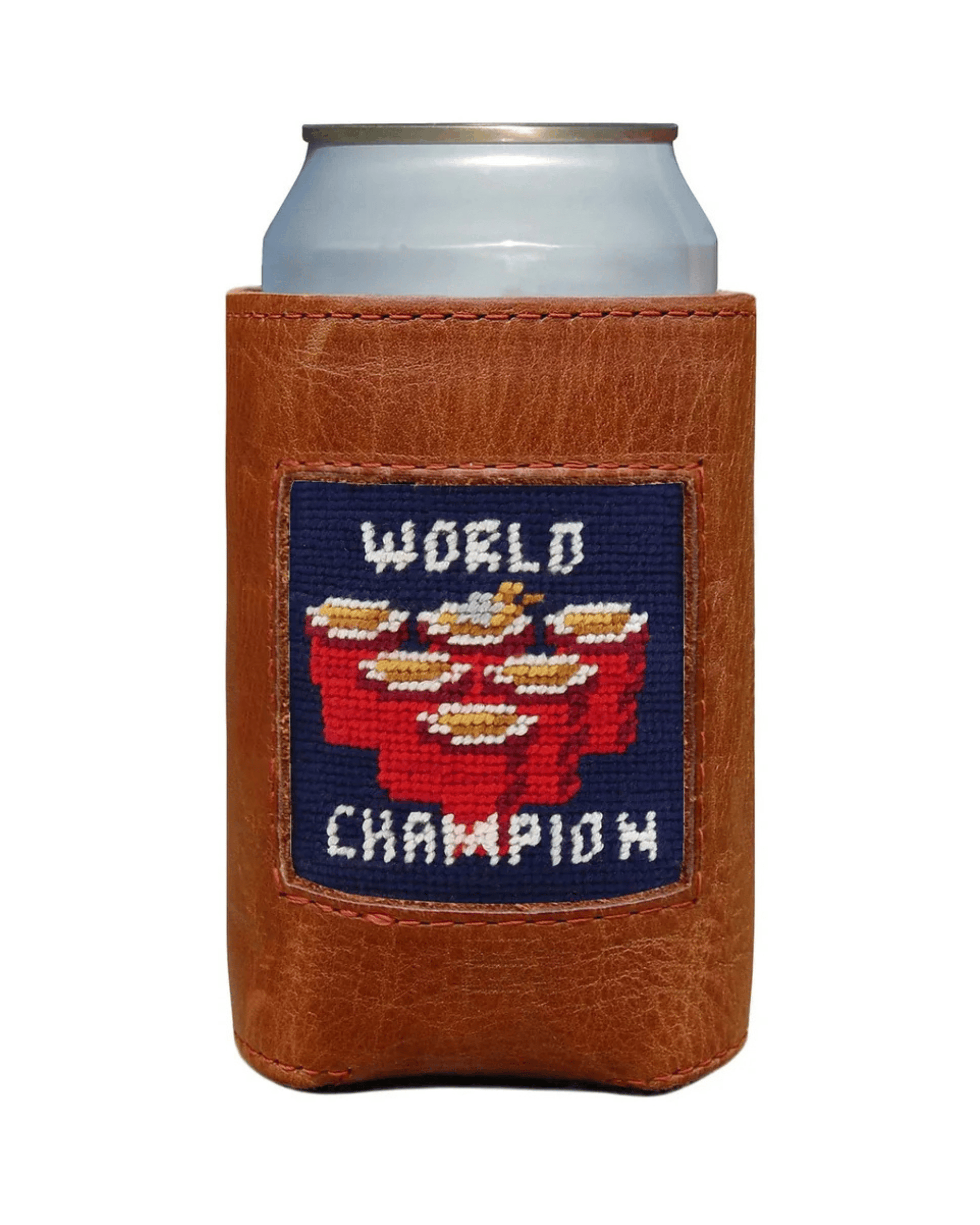 Smathers & Branson Drinkwear NAVY Beer Pong World Champ Can Cooler