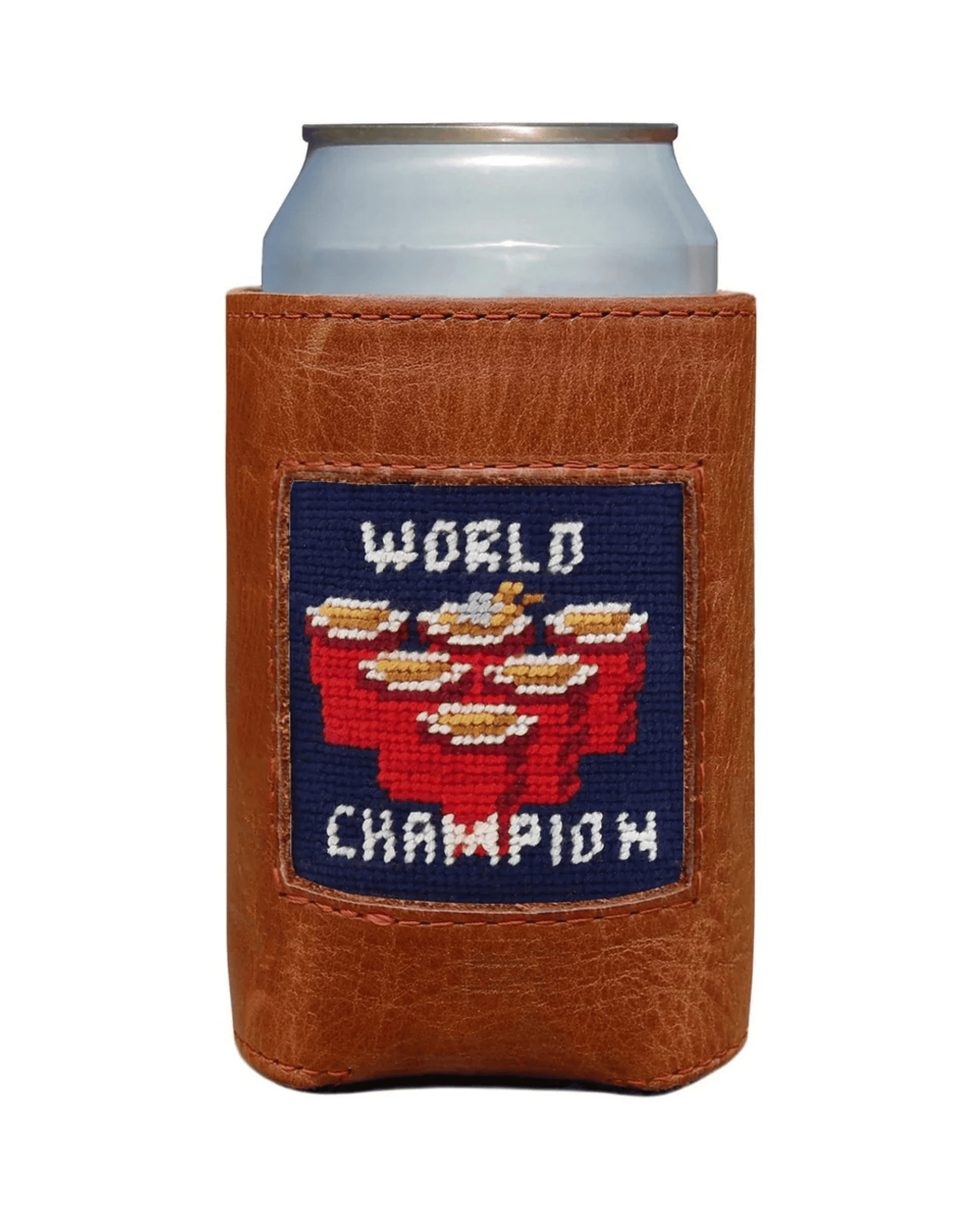 Smathers & Branson Drinkwear NAVY Beer Pong World Champ Can Cooler