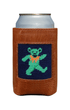 Smathers & Branson Drinkwear Navy / ONE Grateful Dead Dancing Bears Leather Koozie