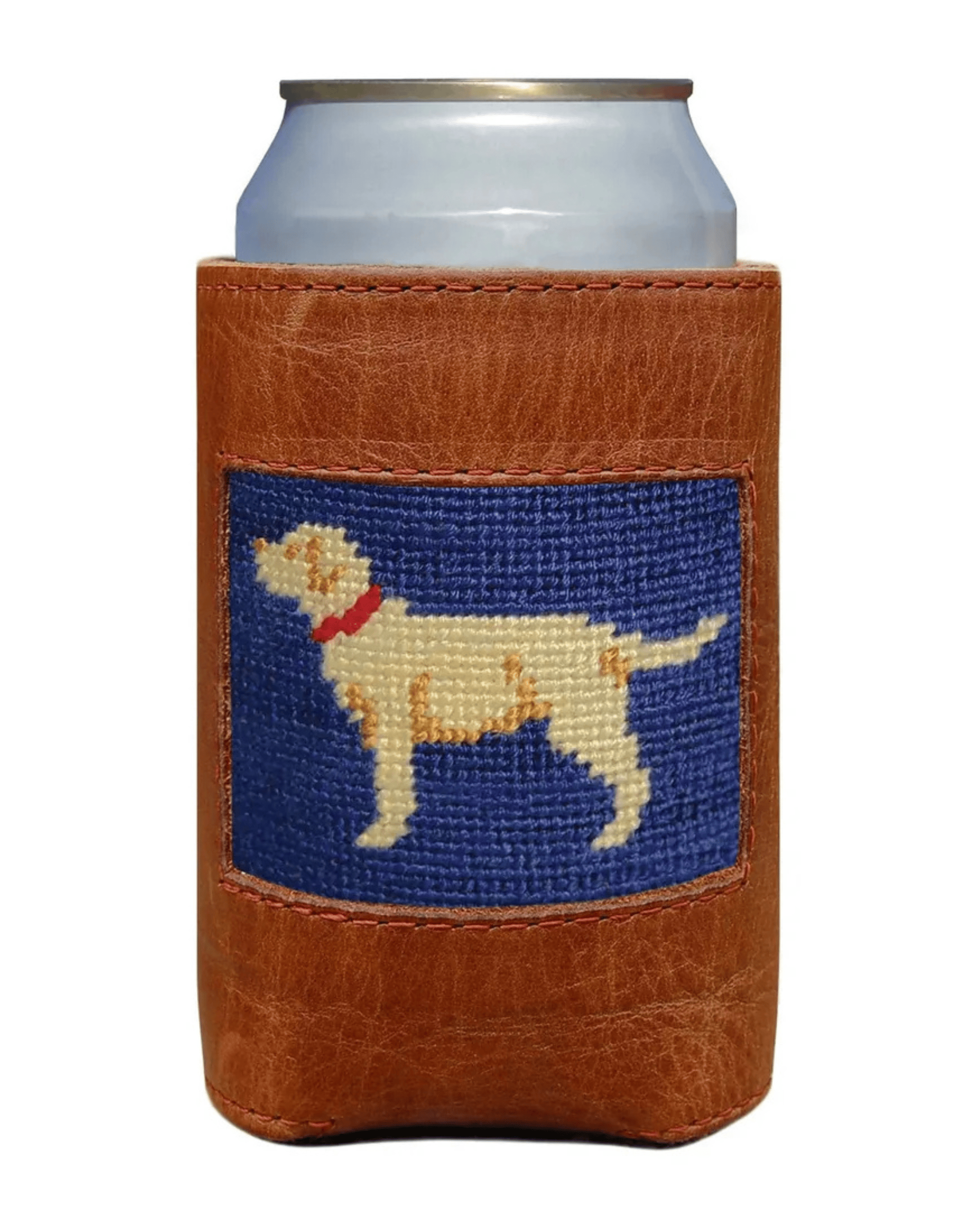Smathers & Branson Drinkwear NAVY Yellow Lab Can Cooler (Classic Navy)