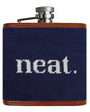 Smathers & Branson Drinkwear Neat Flask (Dark Navy)