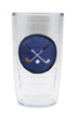 Smathers & Branson Drinkwear NONE Crossed Clubs Needlepoint Tumbler