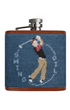 Smathers & Branson Drinkwear Swing Oil Needlepoint Flask