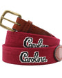 Smathers & Branson Garnet / 36 South Carolina Script Belt