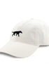 Smathers & Branson Hats Black Lab Needlepoint Hat (White)