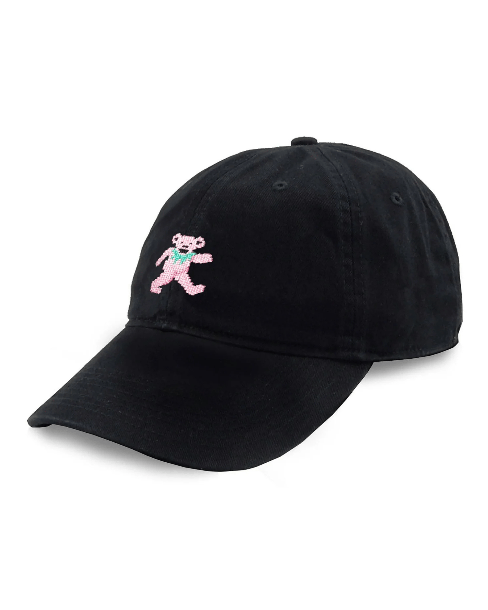 Smathers & Branson Hats BLACK / ONE Dancing Bears Needlepoint Baseball Hat