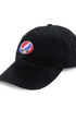 Smathers & Branson Hats BLACK Steal Your Face Needlepoint Baseball Hat