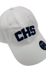 Smathers & Branson Hats "CHS" Needlepoint Hat (White)