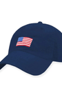 Smathers & Branson Hats NAVY American Flag Performance Hat (Navy)