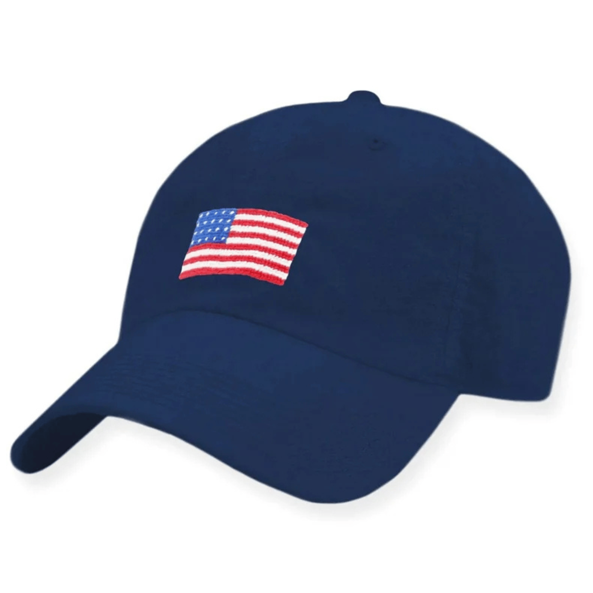 Smathers & Branson Hats NAVY American Flag Performance Hat (Navy)