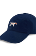 Smathers & Branson Hats NAVY Pointer Needlepoint Baseball Hat