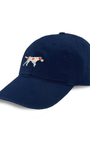 Smathers & Branson Hats NAVY Pointer Needlepoint Baseball Hat