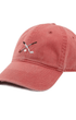Smathers & Branson Hats RED Crossed Clubs Hat (Nantucket Red)