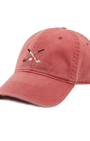 Smathers & Branson Hats RED Crossed Clubs Hat (Nantucket Red)