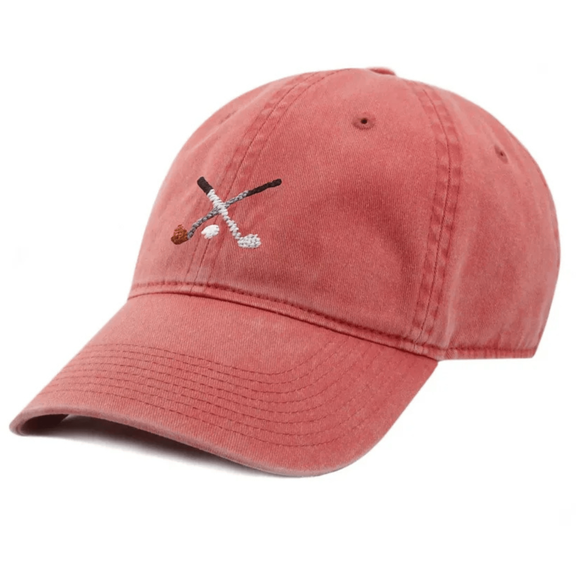 Smathers & Branson Hats RED Crossed Clubs Hat (Nantucket Red)