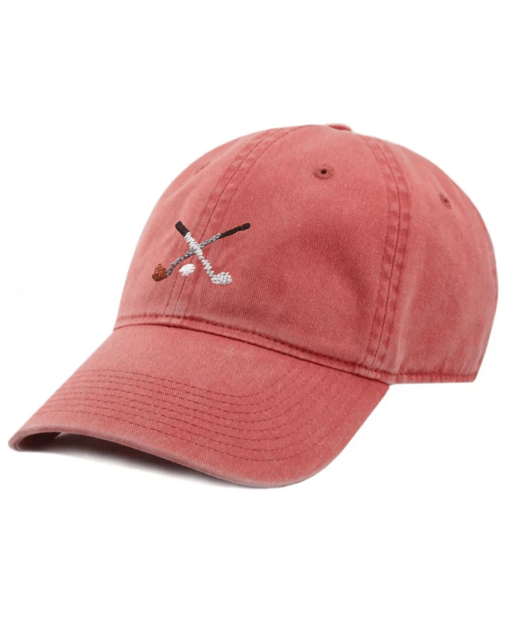 Smathers & Branson Hats RED Crossed Clubs Hat (Nantucket Red)