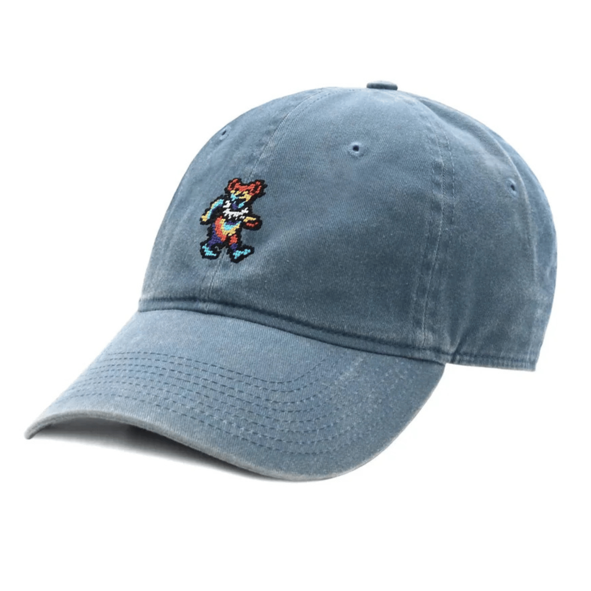 Smathers & Branson Hats STEEL BLUE Dancing Bear Tie Dye Hat (Steel Blue)