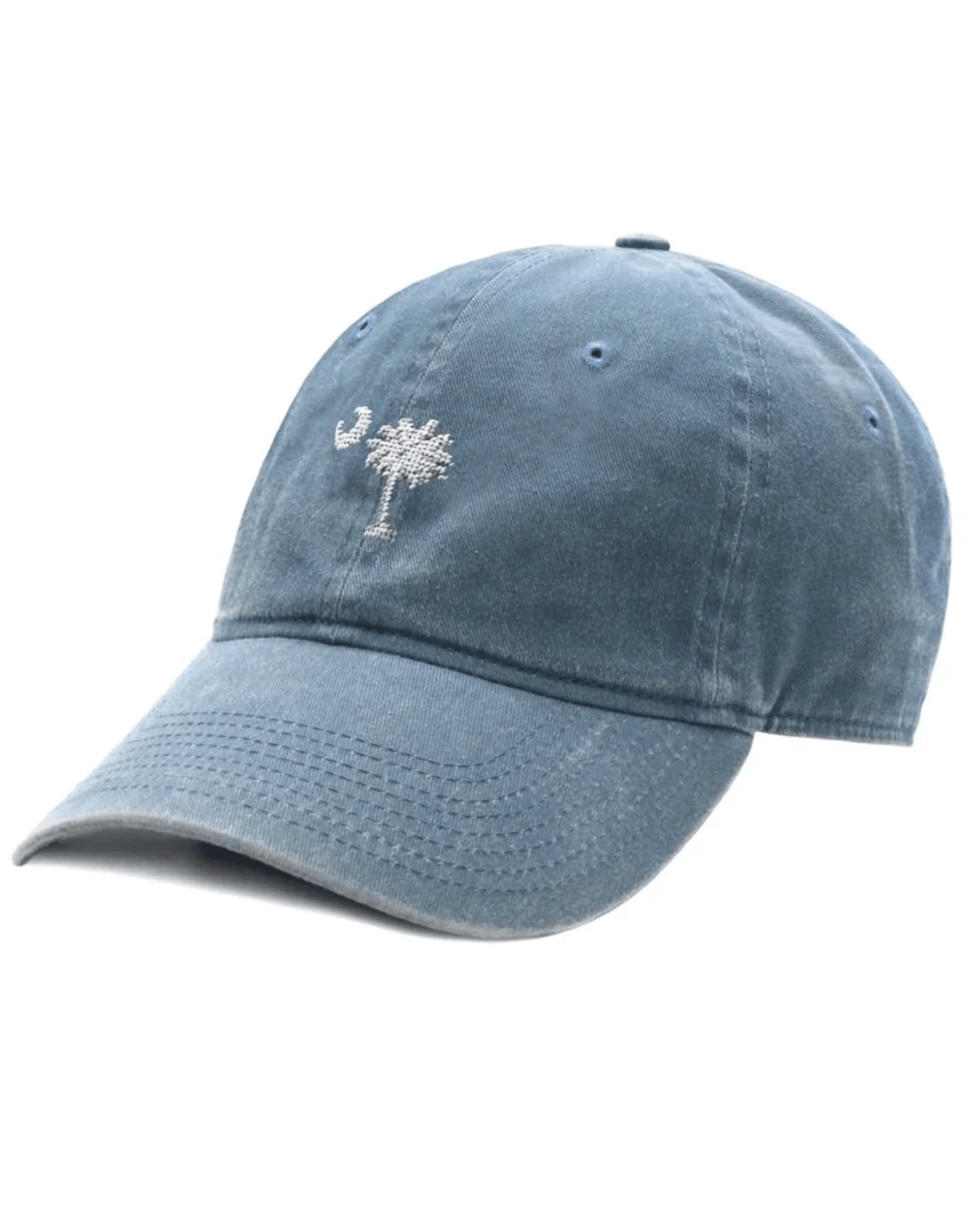 Smathers & Branson Hats STEEL BLUE W/WHITE / 1SZ SC Flag Hat (Steel Blue w/ White)