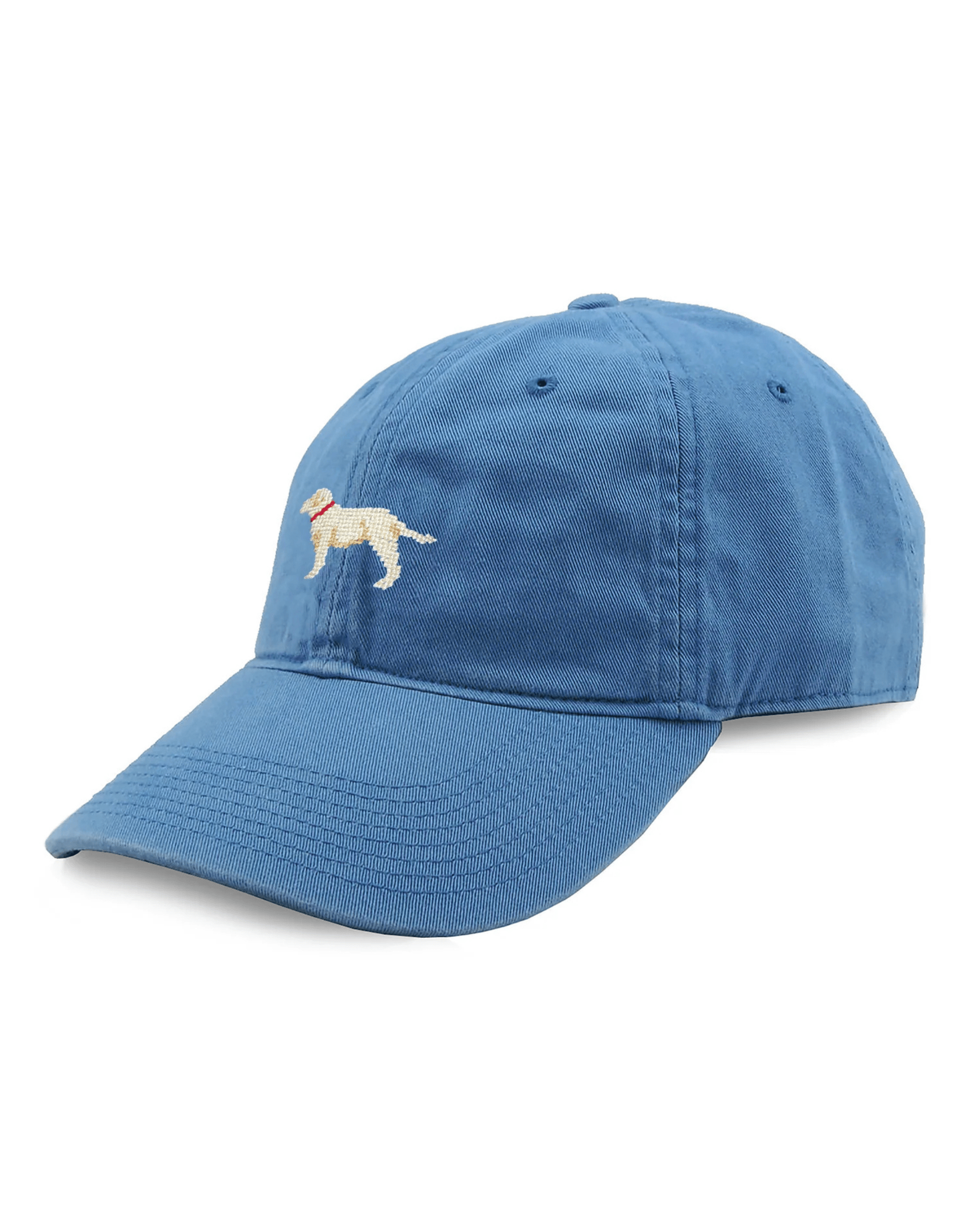 Smathers & Branson Hats Yellow Lab Needlepoint Baseball Hat