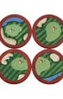 Smathers & Branson Home Birds Eye Golf Coasters