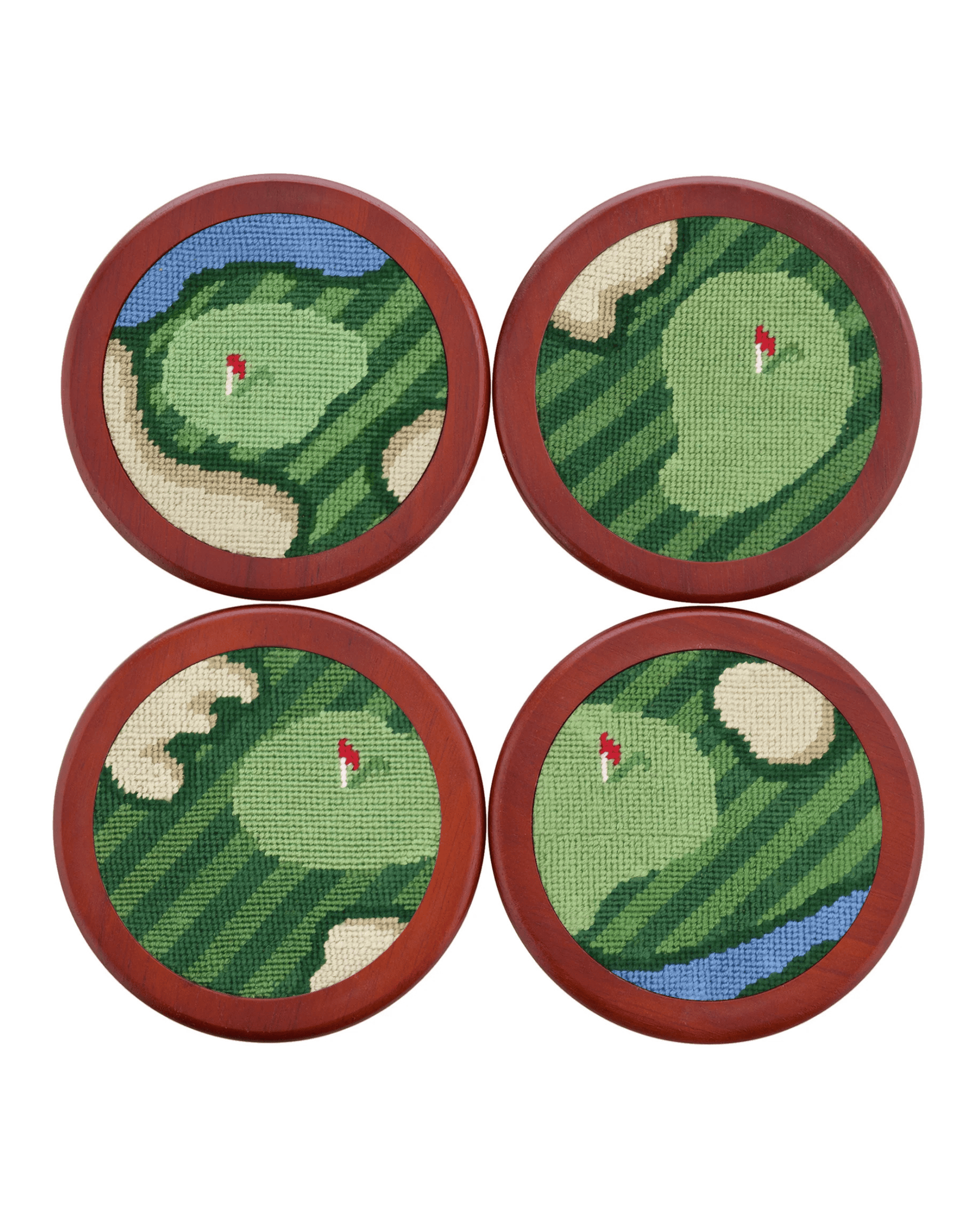 Smathers & Branson Home Birds Eye Golf Coasters