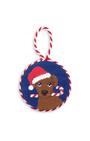 Smathers & Branson Home BLUEBERRY / OS Christmas Chocolate Lab Ornament