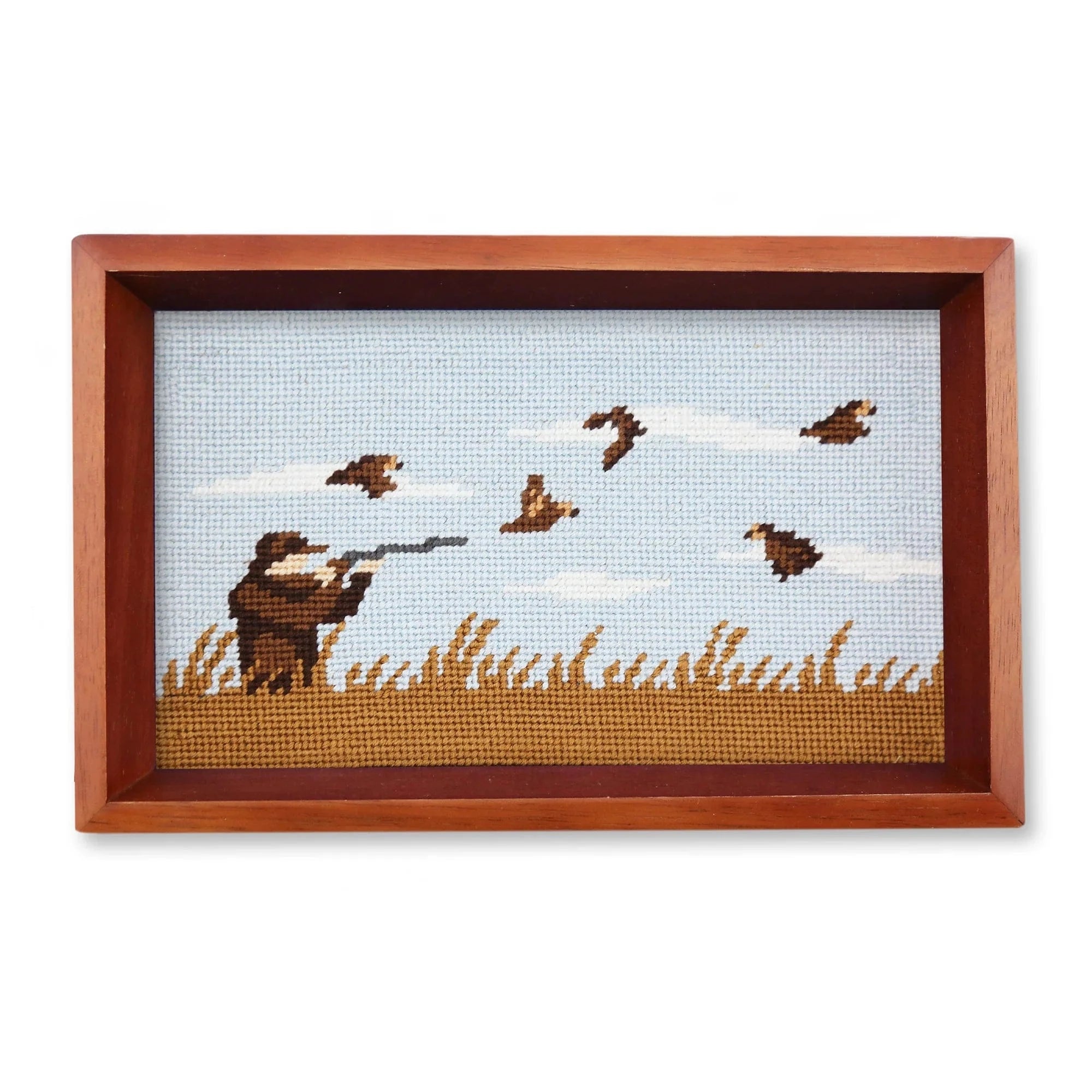 Smathers & Branson Home CHESTNUT Upland Shoot Valet Tray (Chestnut Wood)