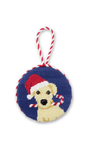 Smathers & Branson Home Christmas Yellow Lab Ornament