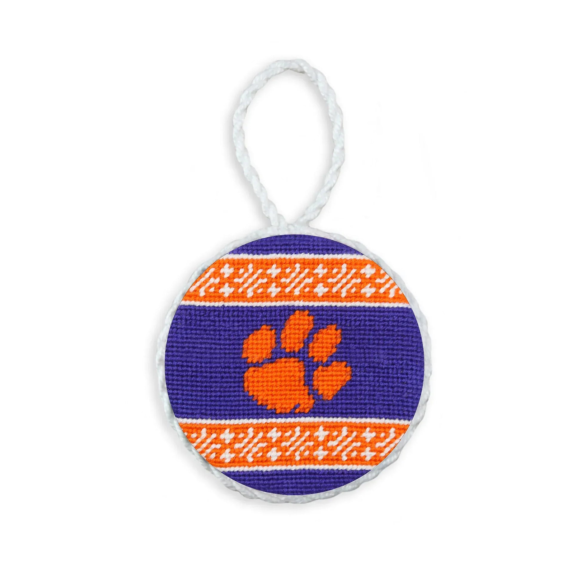 Smathers & Branson Home Clemson Fairisle Ornament