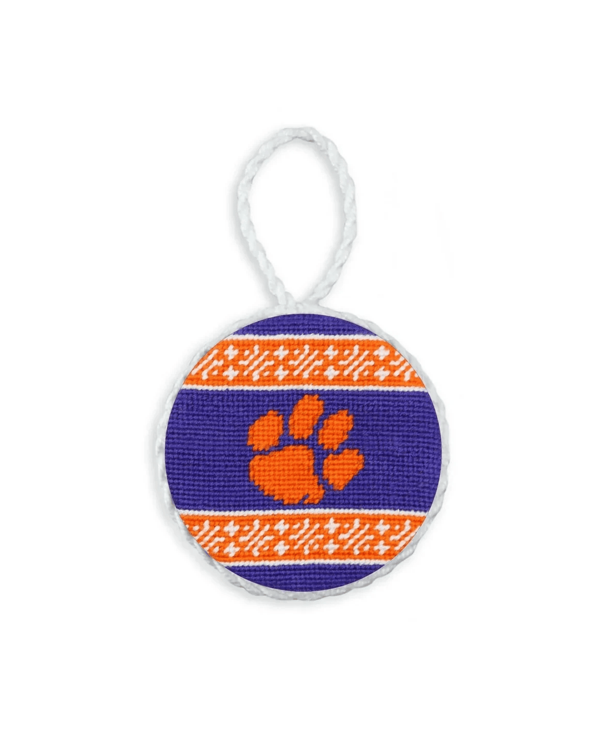 Smathers & Branson Home Clemson Fairisle Ornament
