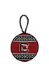 Smathers & Branson Home GARNET / OS South Carolina Fairisle Ornament