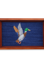 Smathers & Branson Home Mallard Needlepoint Valet Tray