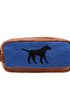 Smathers & Branson Luggage Black Lab Needlepoint Toiletry Bag