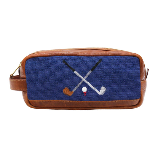 Smathers & Branson Luggage Classic Navy Cross Clubs Toiletry Bag
