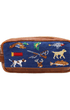 Smathers & Branson Luggage Classic Navy Southern Sportsman Pattern Toiletry Bag