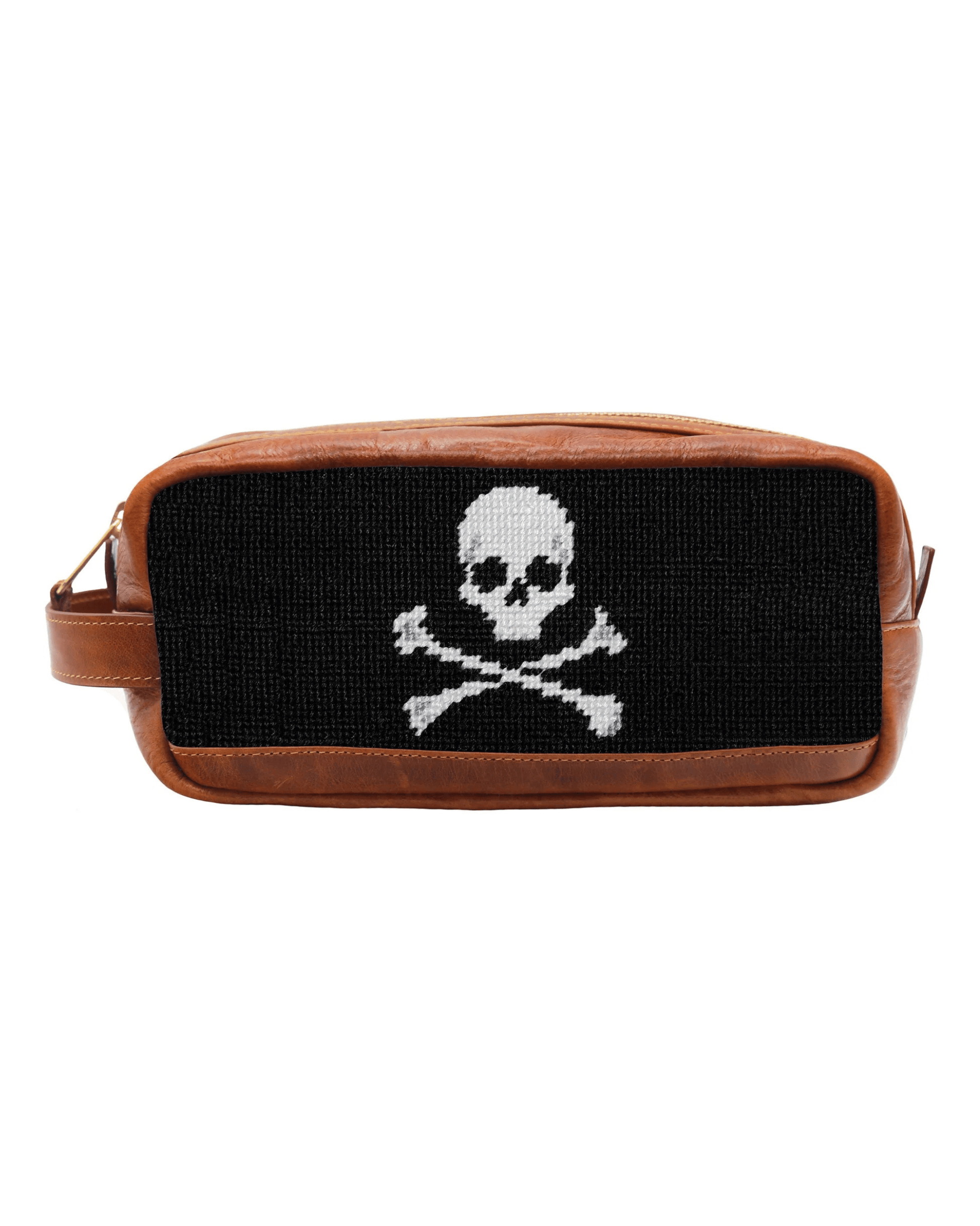 Smathers & Branson Luggage NONE Jolly Roger Needlepoint Toiletry Bag